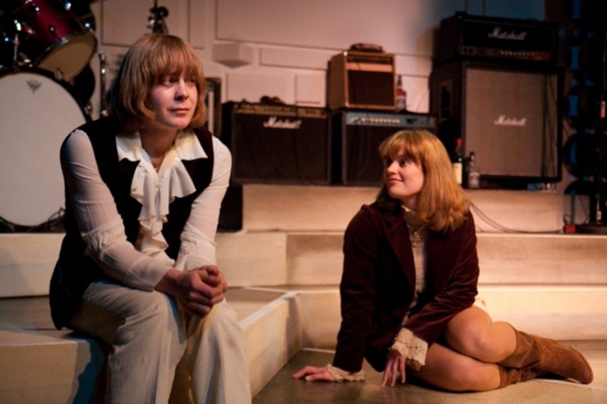 Brian (Aaron Snook) gets to know Anita (Simone Roos) at 